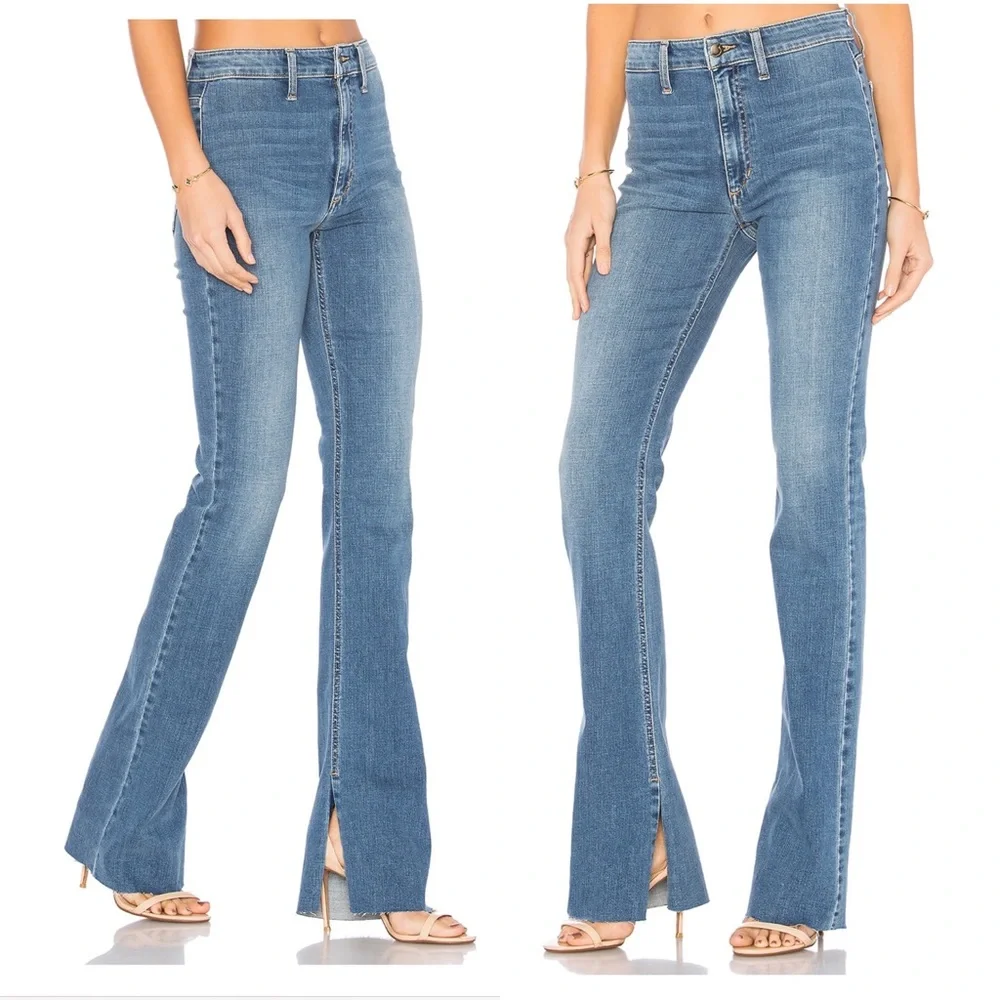 Joe's Jeans Micro Vent High Rise Flare Jeans Tall - Picture 8 of 8